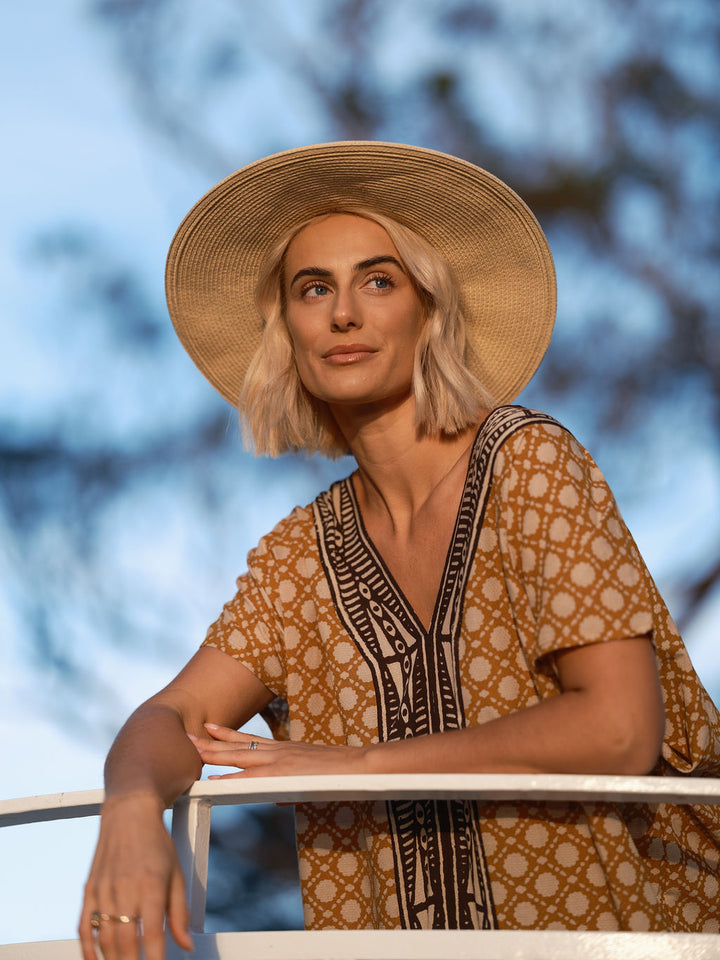 THE SUNDAY KAFTAN - Golden Ochre