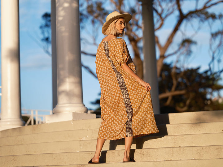 THE SUNDAY KAFTAN - Golden Ochre