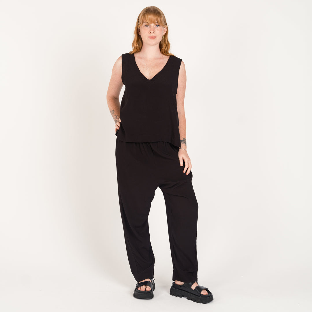 THE RELAXED PANT Black