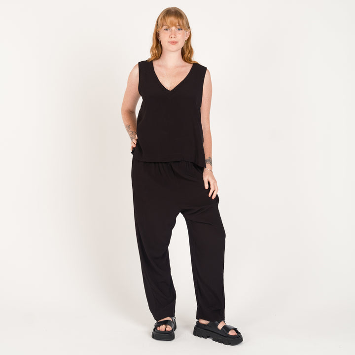THE RELAXED PANT Black