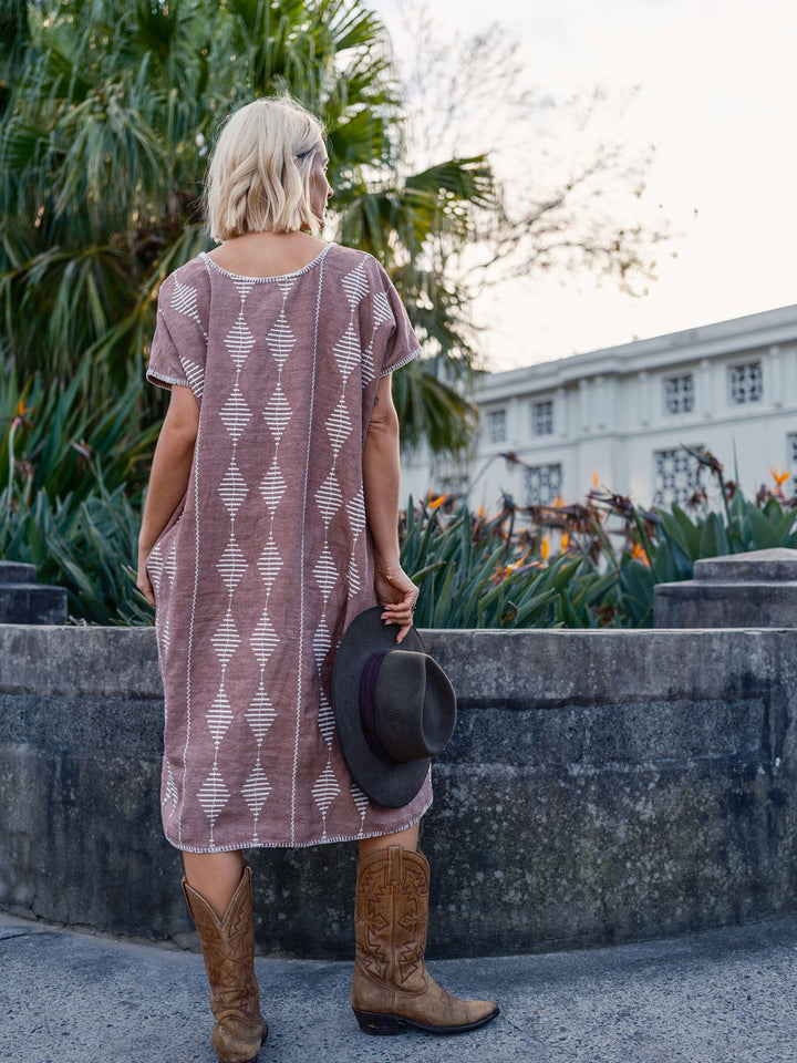THE FRIDA KAFTAN - TOBACCO