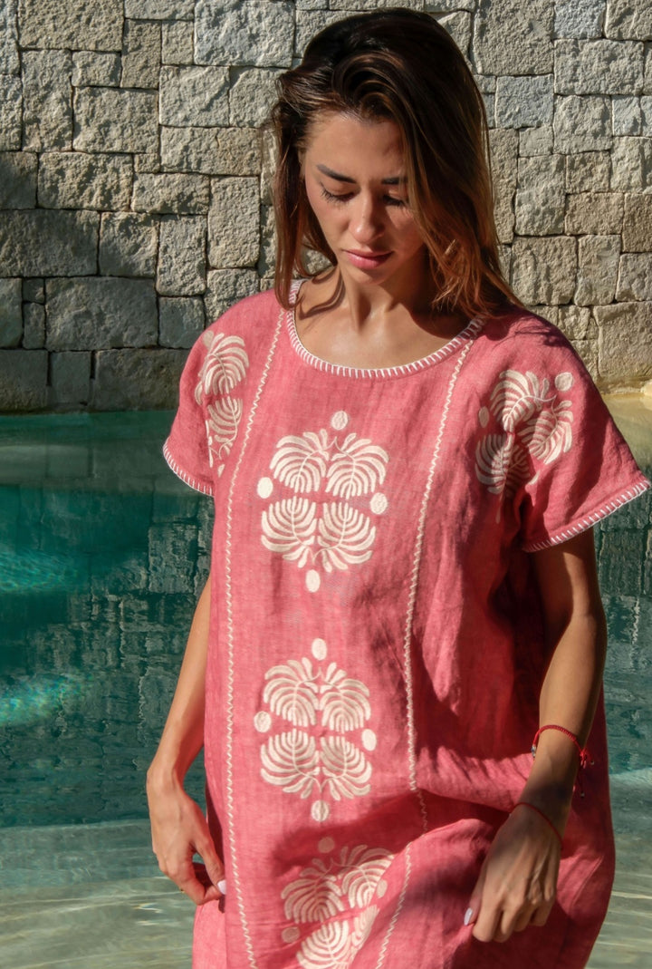THE TIPPI KAFTAN  - WATERMELON