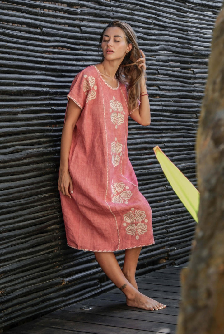 THE TIPPI KAFTAN  - WATERMELON