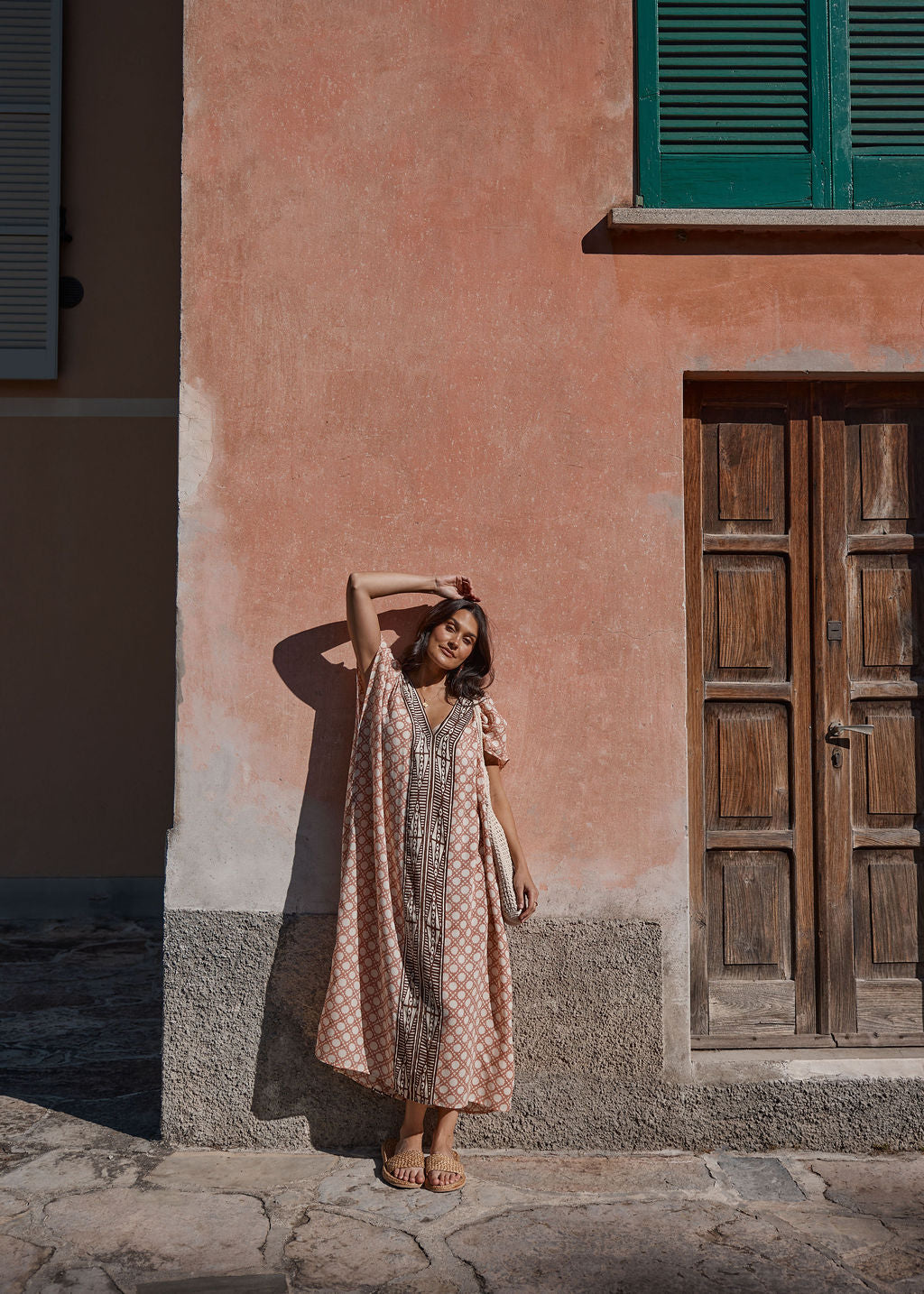 THE SUNDAY KAFTAN – DUSTY ROSE