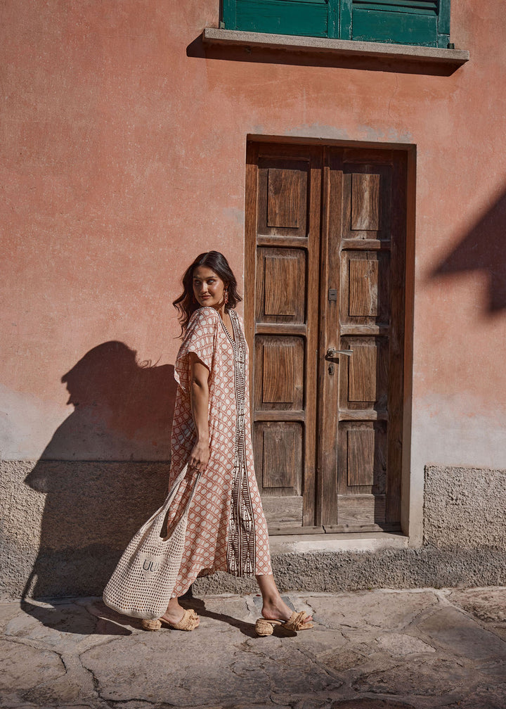THE SUNDAY KAFTAN – DUSTY ROSE