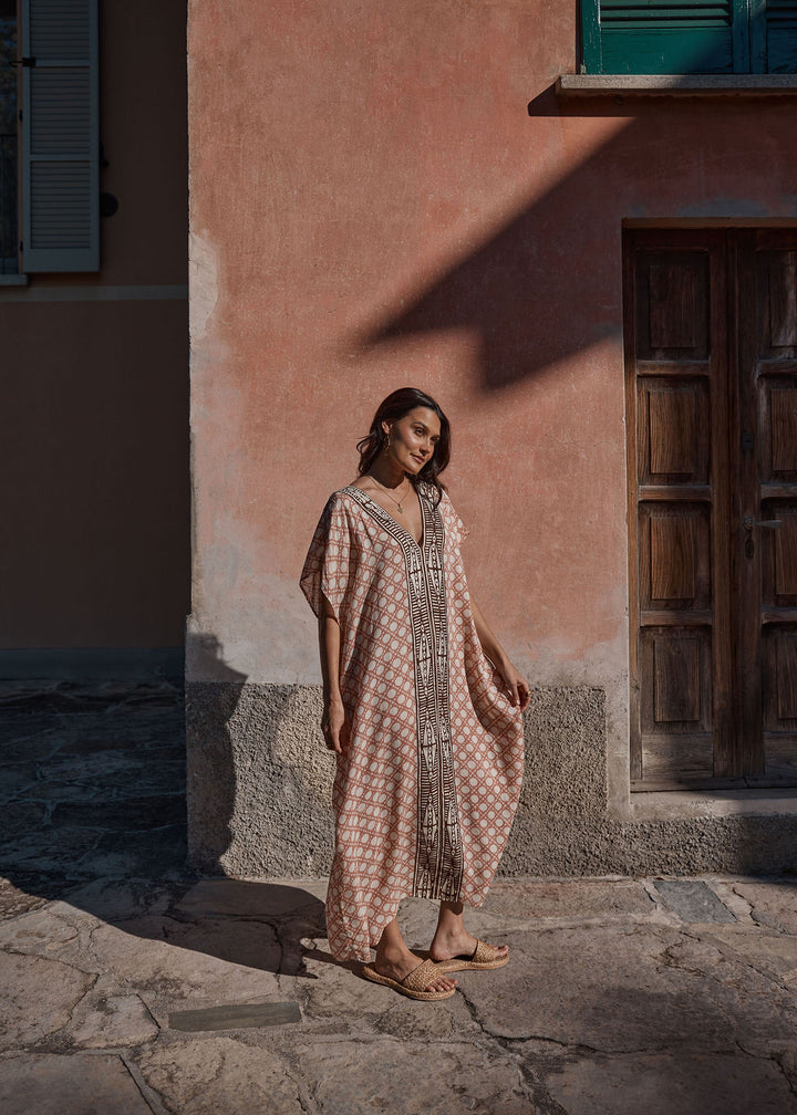 THE SUNDAY KAFTAN – DUSTY ROSE