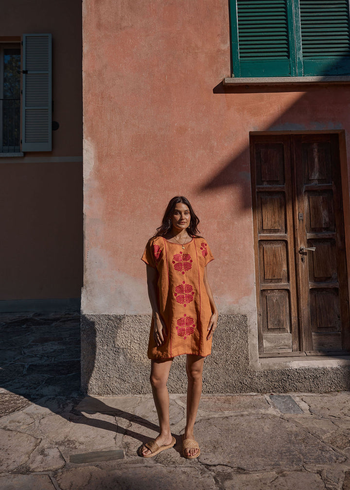 THE TIPPI MINI - TANGERINE AND FUCHSIA