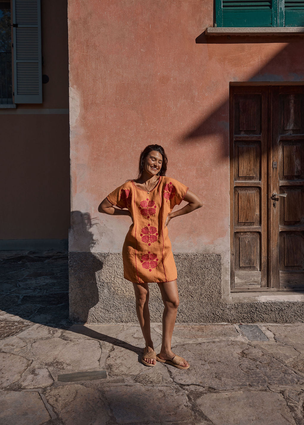 THE TIPPI MINI - TANGERINE AND FUCHSIA