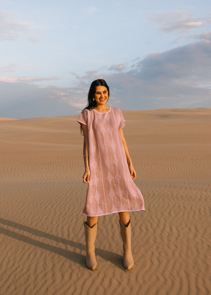 THE FRIDA KAFTAN - Dusty Pink