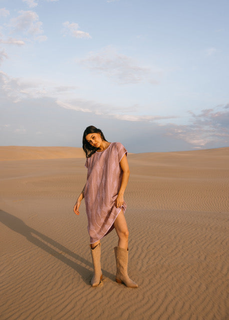 THE FRIDA KAFTAN - Dusty Pink