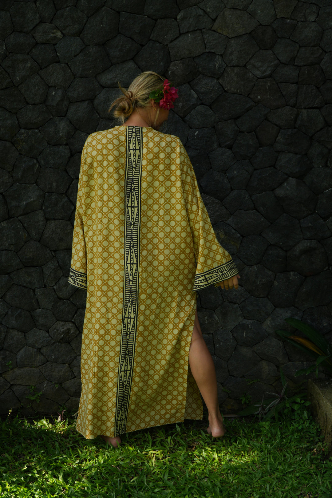 The Luna Kaftan - Golden Ochre