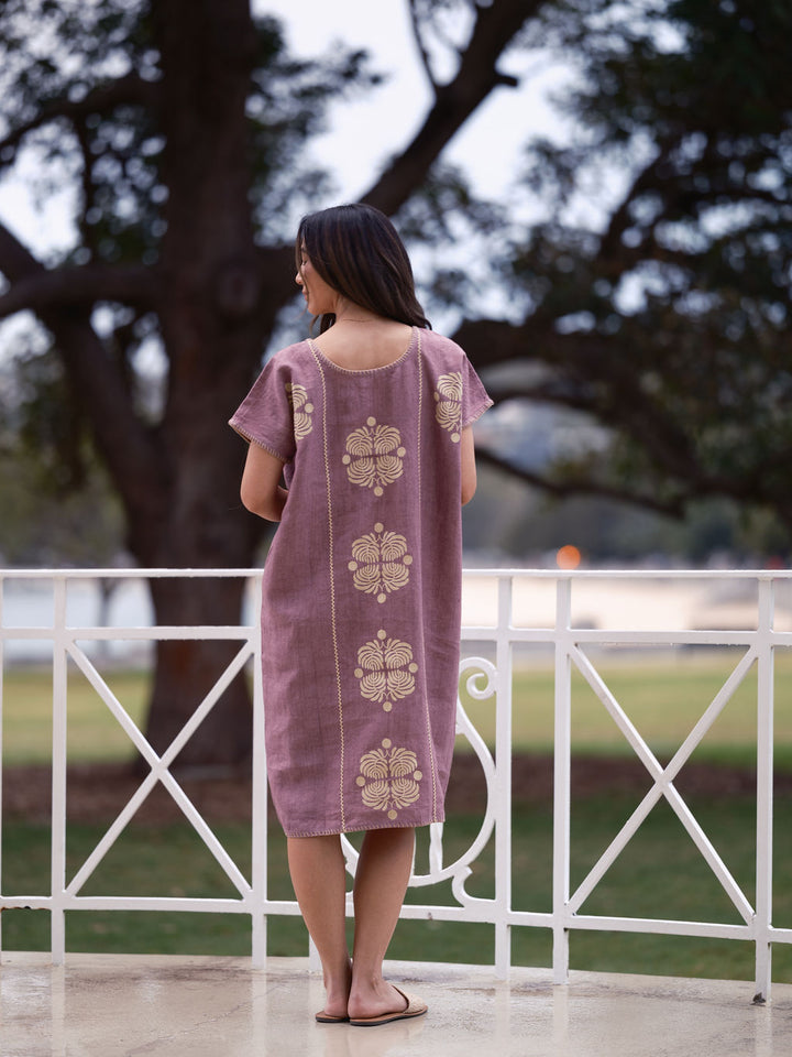The Tippi Kaftan - Lilac and Lemon