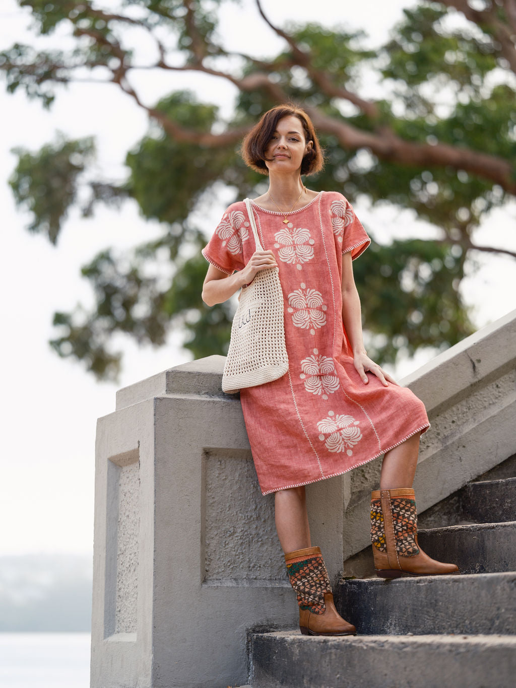 ULU LOUNGE CROCHET BAG - IVORY