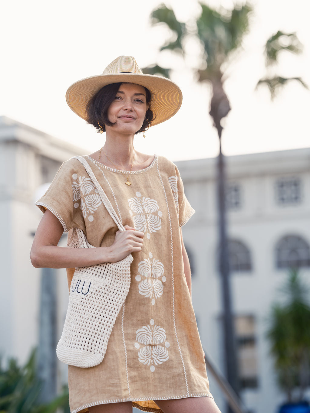 🎁 ULU LOUNGE CROCHET BAG - IVORY (100% off)