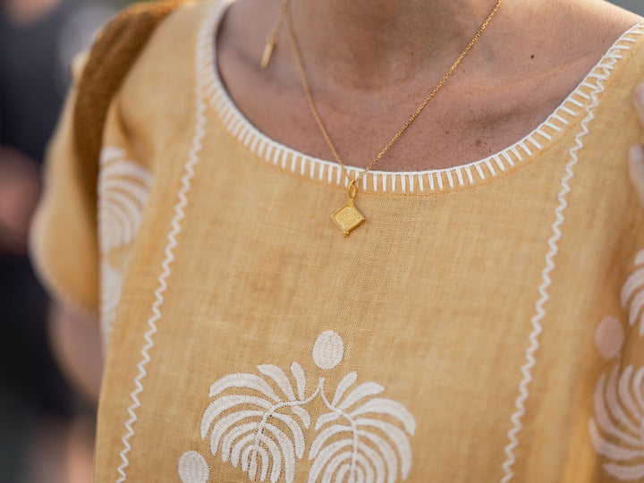 KYA Necklace 22k gold plated