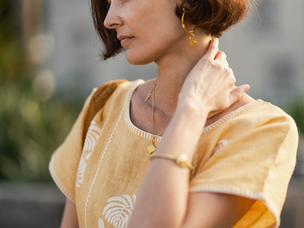 Large AALIA Hoops Gold Plated