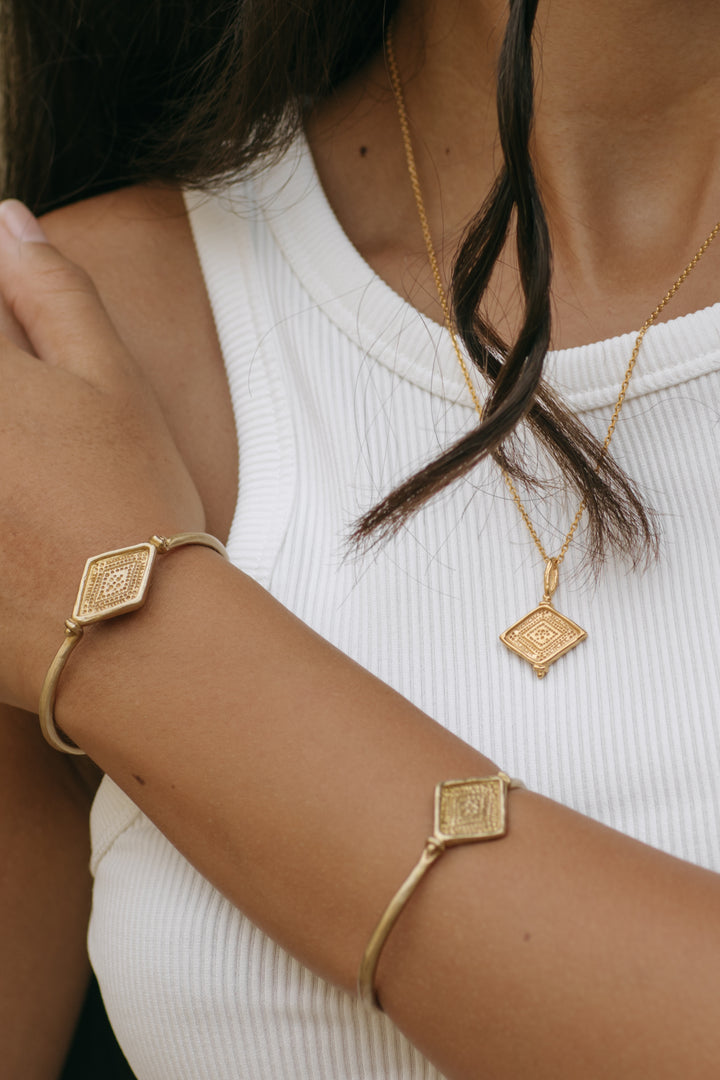 KAAVYA Cuff in Brass